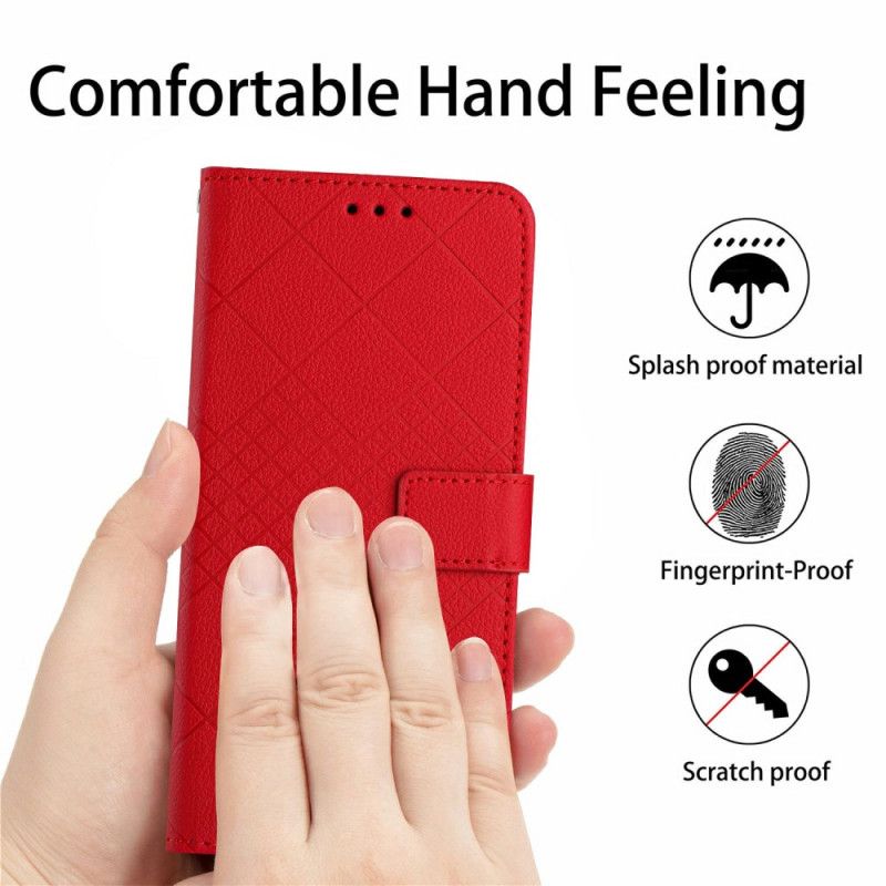 Lederhüllen Xiaomi 15 Ultra Rautenmuster