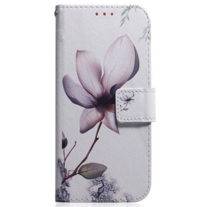 Lederhüllen Xiaomi 15 Ultra Rosa Blume