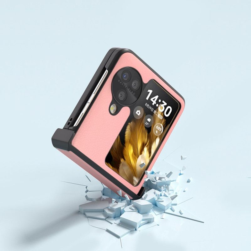 Hülle Für Oppo Find N3 Flip Strukturiertes Leder Abeel