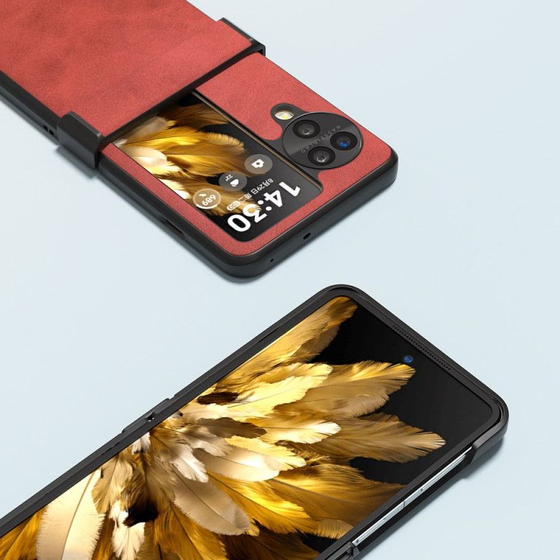 Hülle Oppo Find N3 Flip Abeel Ledereffekt