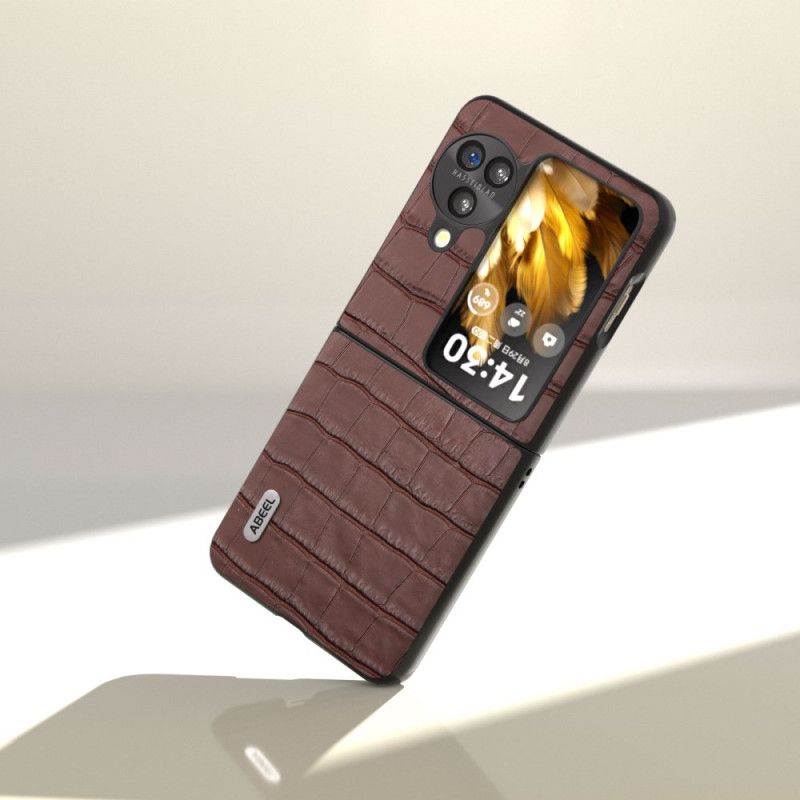 Hülle Oppo Find N3 Flip Handyhülle Krokodileffekt Abeel