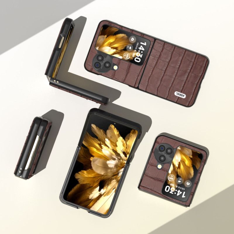 Hülle Oppo Find N3 Flip Handyhülle Krokodileffekt Abeel