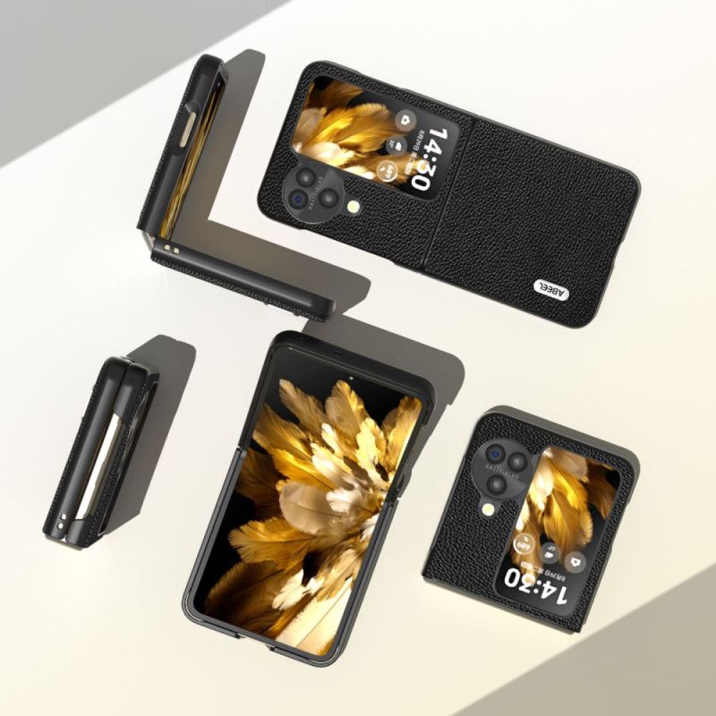 Hülle Oppo Find N3 Flip Handyhülle Litschi-kunstleder Abeel