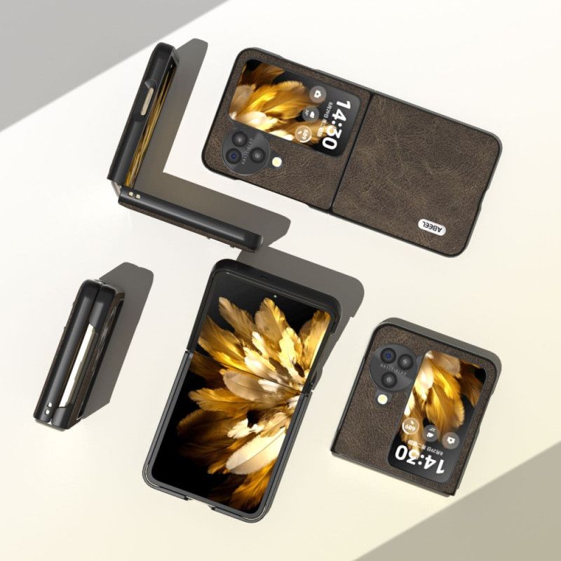 Hülle Oppo Find N3 Flip Ledereffekt Vintage Abeel