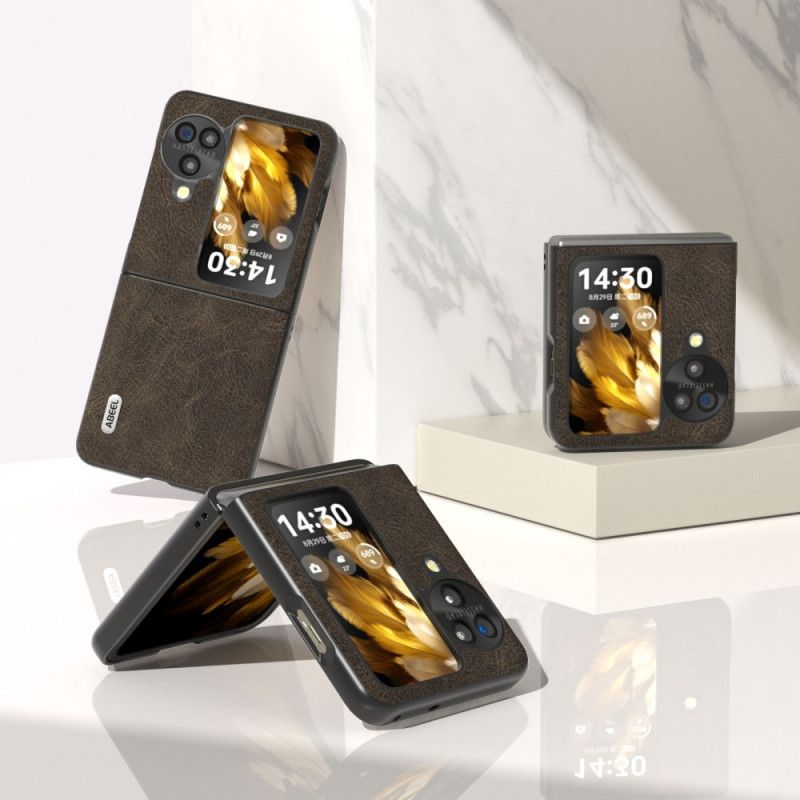 Hülle Oppo Find N3 Flip Ledereffekt Vintage Abeel