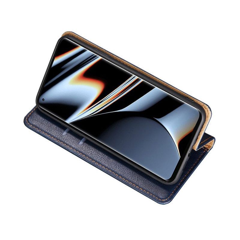 Schutzhülle Für Oppo Find X5 Pro Flip Case Einfarbig