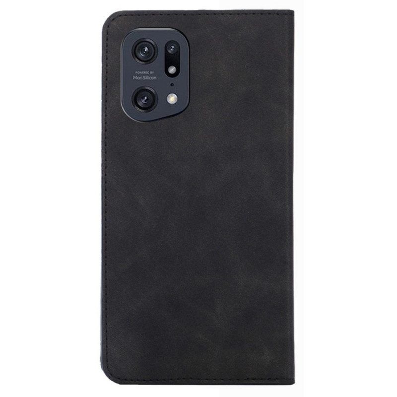 Schutzhülle Für Oppo Find X5 Pro Flip Case Hautberührung