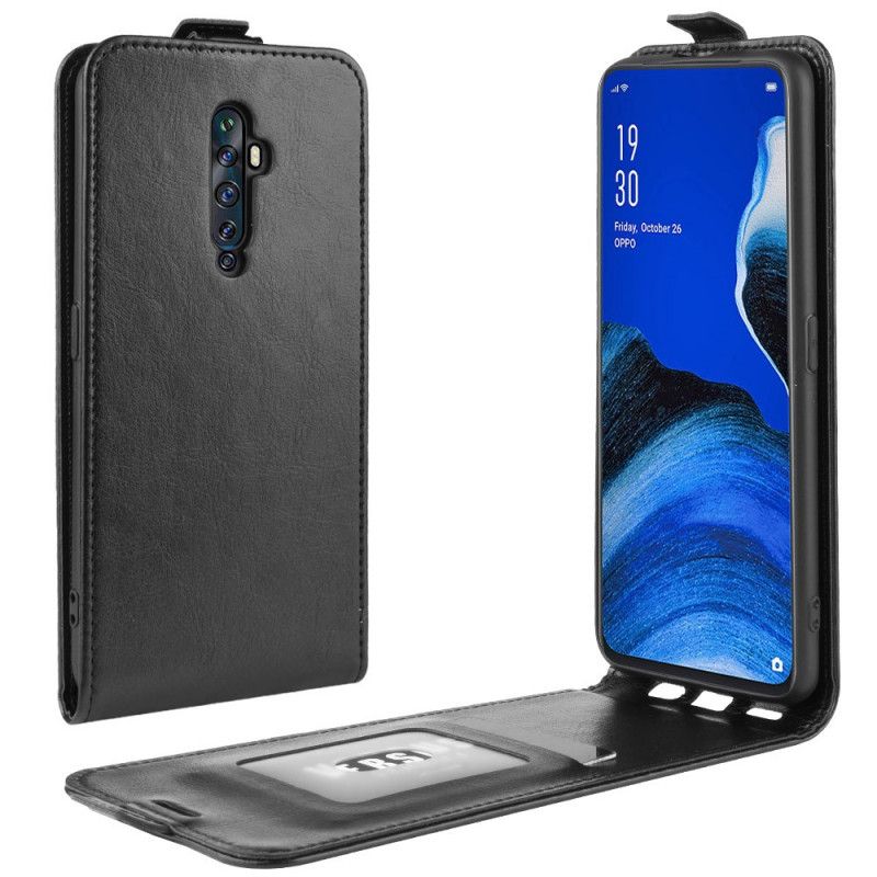 Lederhüllen Oppo Reno 2Z Schwarz Faltbar