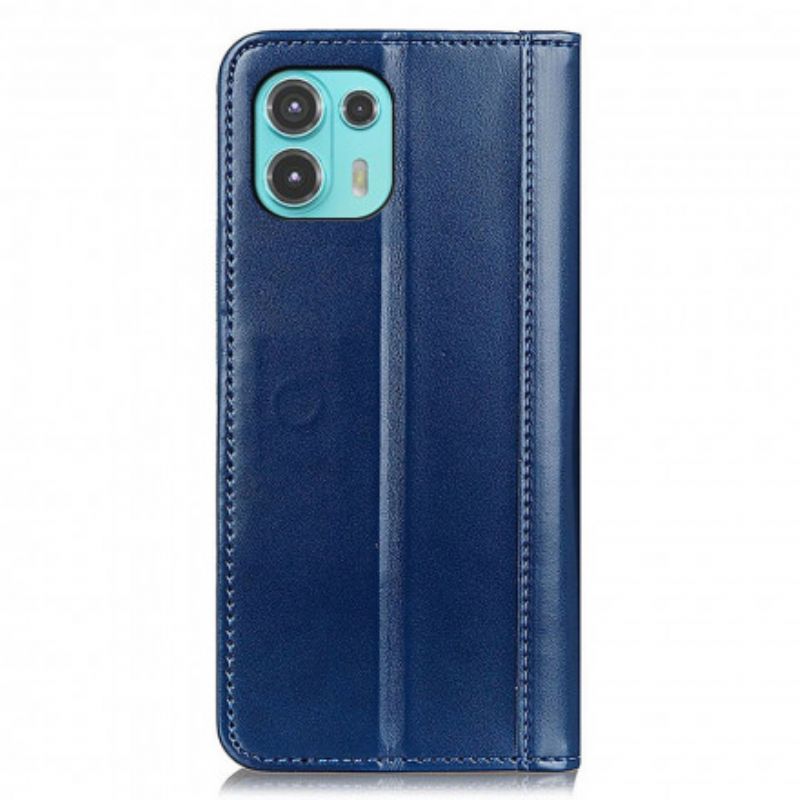 Flip Case Motorola Edge 20 Lite Spaltleder