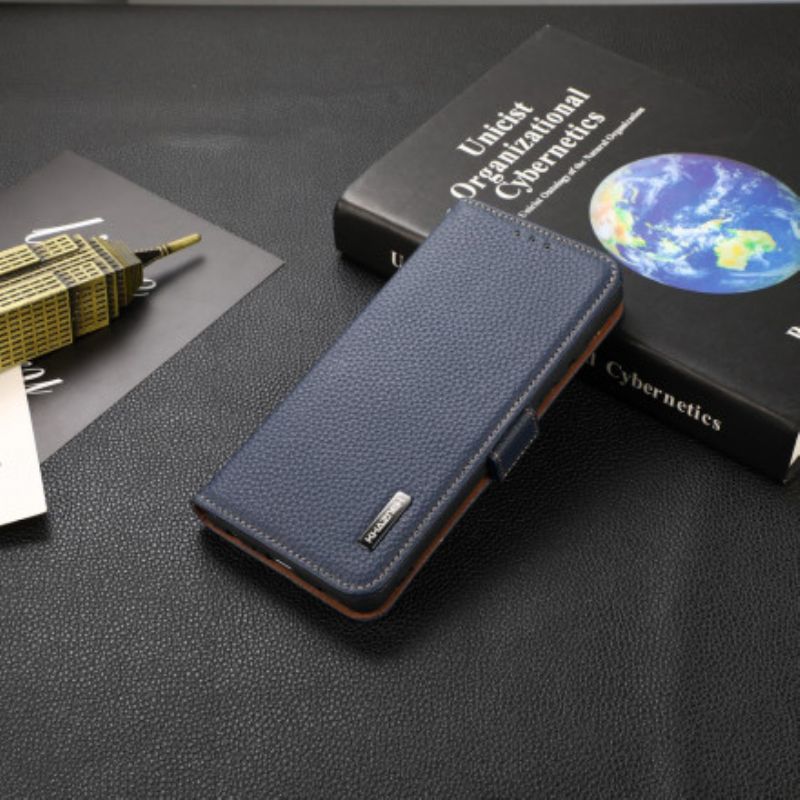 Lederhüllen Für Motorola Edge 20 Lite Echtes Leder Litschi Khazneh Rfid