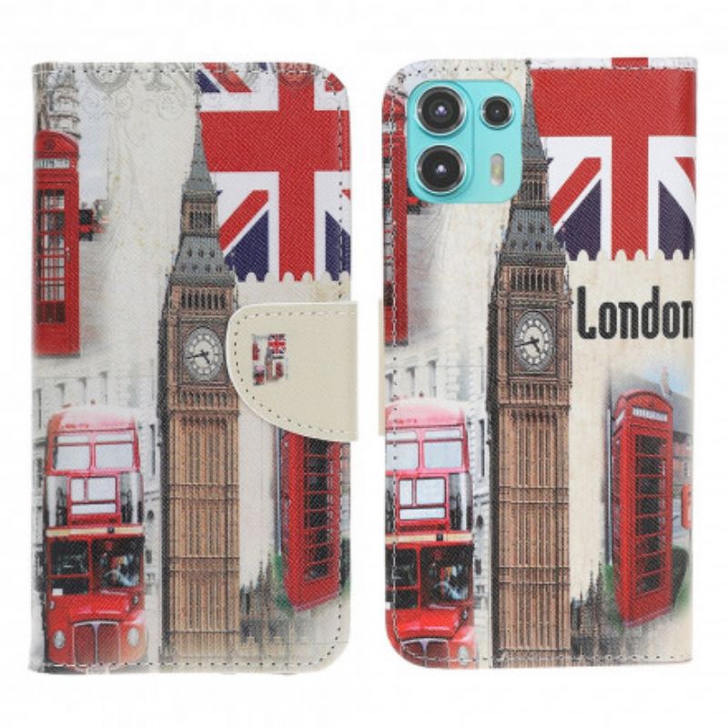Lederhüllen Für Motorola Edge 20 Lite Londoner Leben