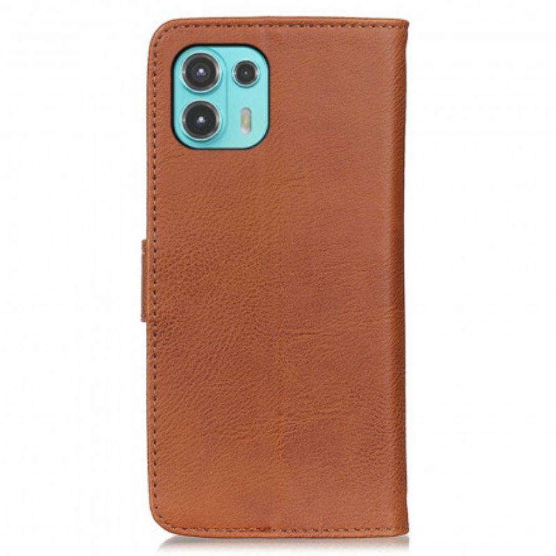 Lederhüllen Motorola Edge 20 Lite Kunstleder Khazneh