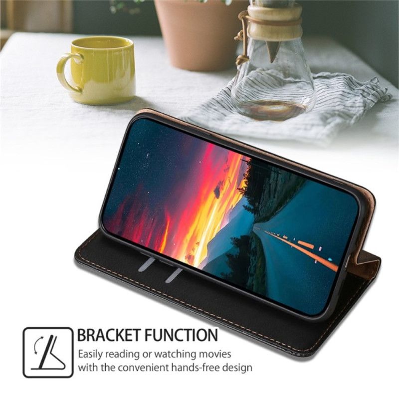 Flip Case Für Realme 14 Pro Plus 5g Litschi-lederoptik