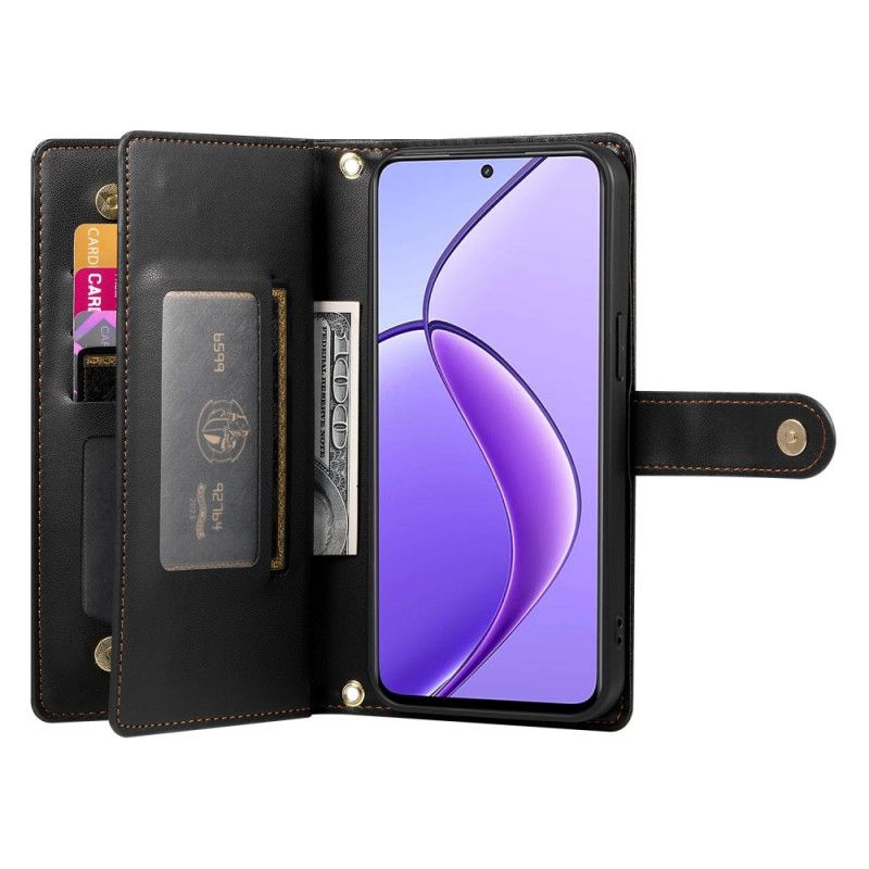 Lederhüllen Für Realme 14 Pro Plus 5g Klassische Geldbörse