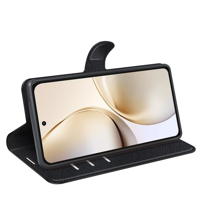 Lederhüllen Realme 14 Pro Plus 5g Handyhülle Klassisches Litschi-kunstleder