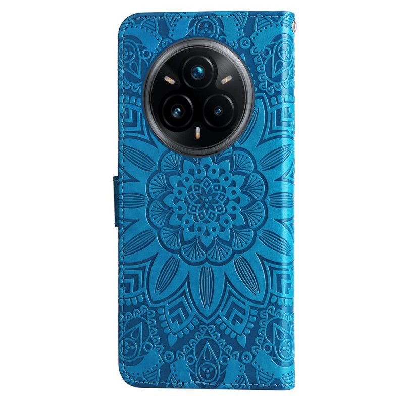 Lederhüllen Realme 14 Pro Plus 5g Handyhülle Wunderschöne Sonnenblume