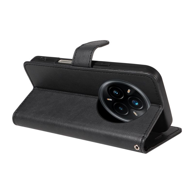 Lederhüllen Realme 14 Pro Plus 5g Schlichtes Kunstleder-armband