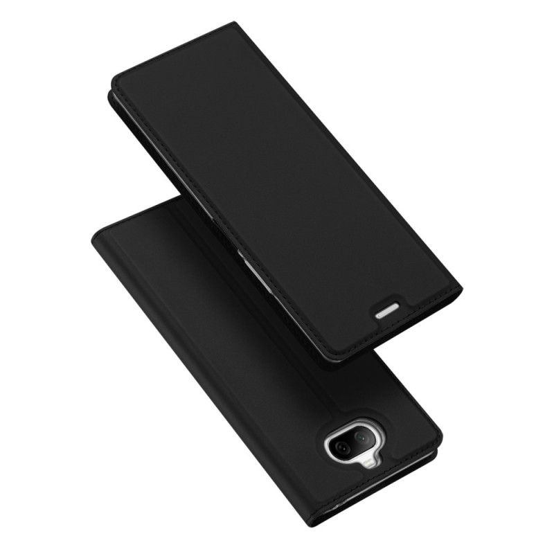 Flip Case Sony Xperia 8 Schwarz Haut Der Dux Ducis Pro-Serie