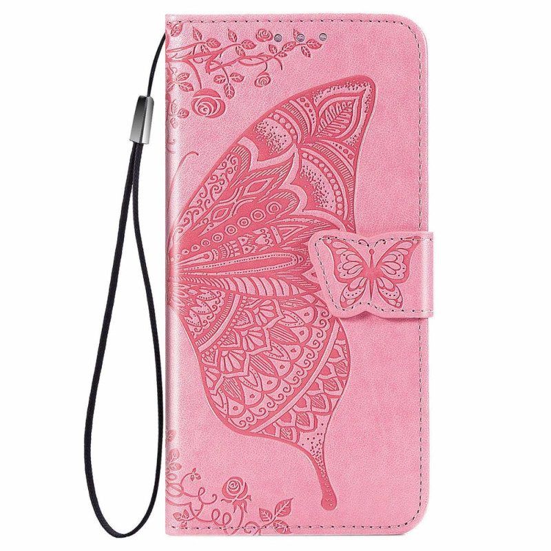 Flip Case Für Xiaomi 12 Lite Barocker Schmetterling