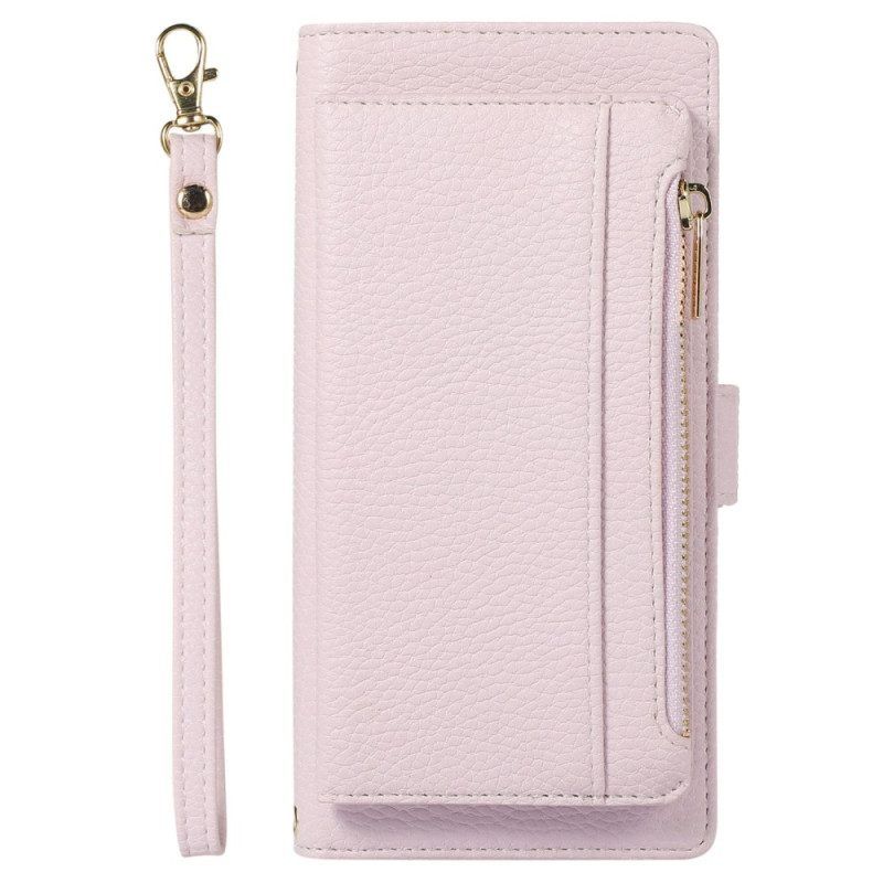 Flip Case Für Xiaomi 12 Lite Geldbörse Abnehmbares Portemonnaie Und Umhängeband
