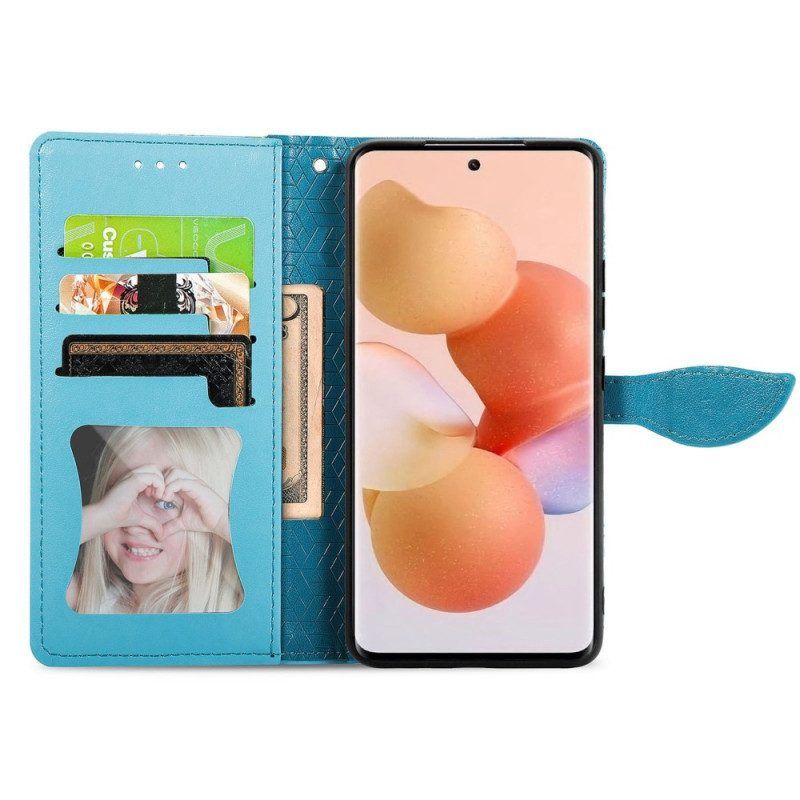 Flip Case Für Xiaomi 12 Lite Stammesblätter