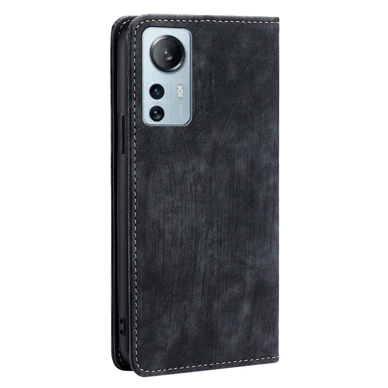Schutzhülle Für Xiaomi 12 Lite Flip Case Retro-lederstil