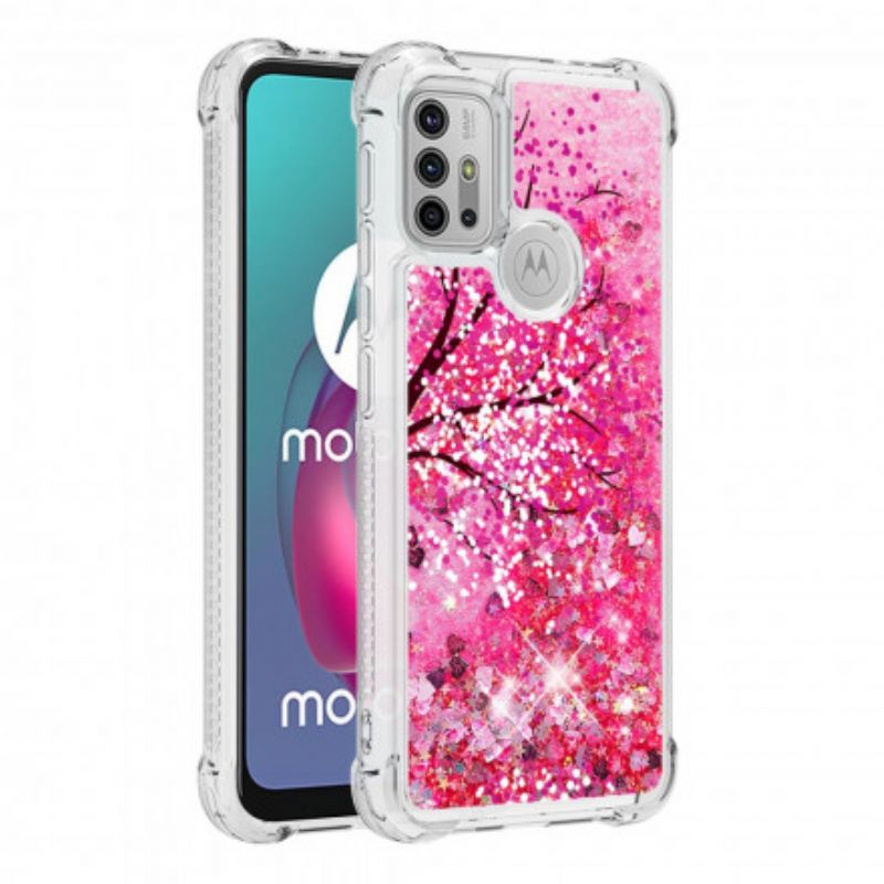 Hülle Für Moto G30 / G10 Glitzerbaum