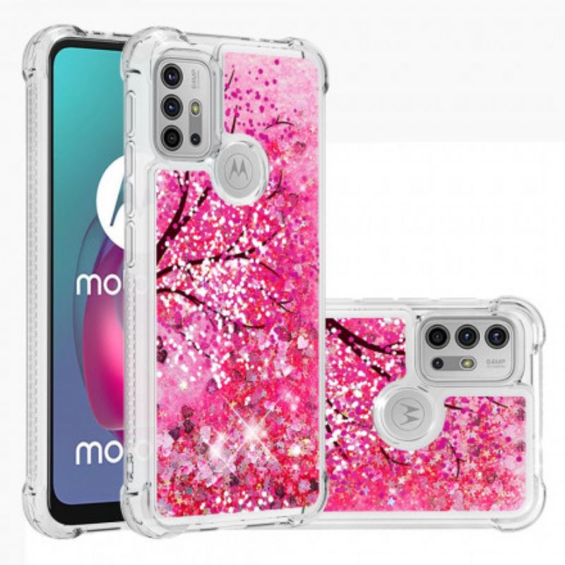 Hülle Für Moto G30 / G10 Glitzerbaum