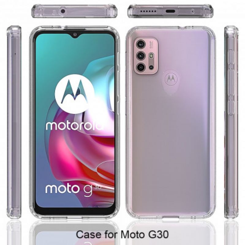 Hülle Für Moto G30 / G10 Klare. Verstärkte Ecken