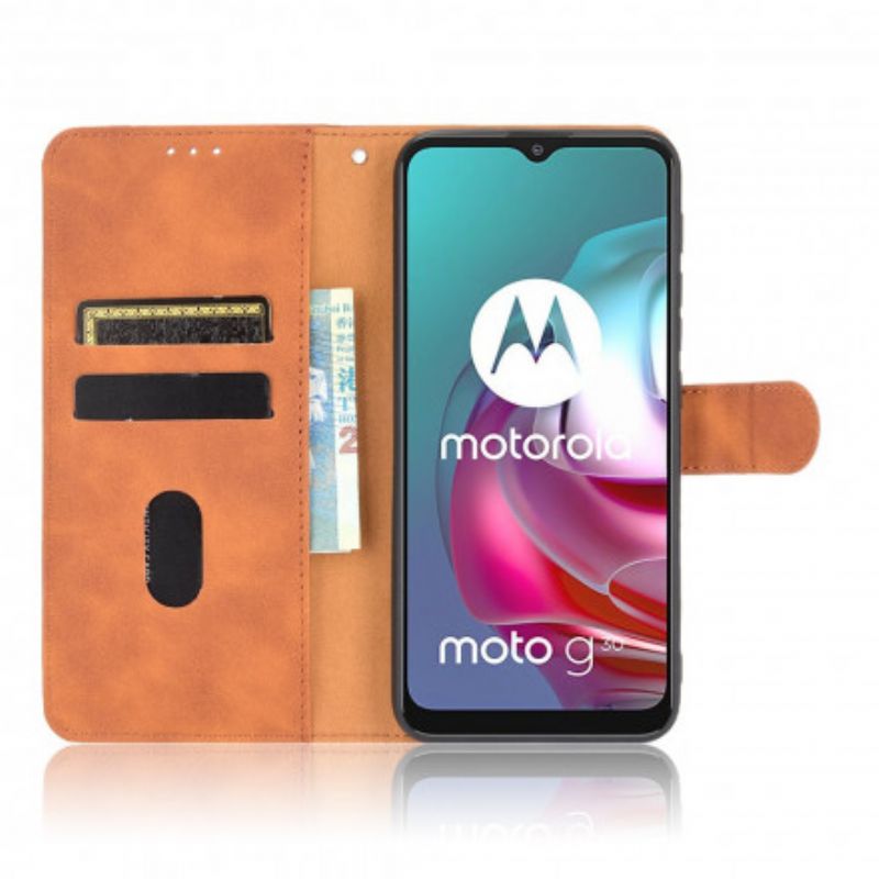 Lederhüllen Moto G30 / G10 Hautberührung