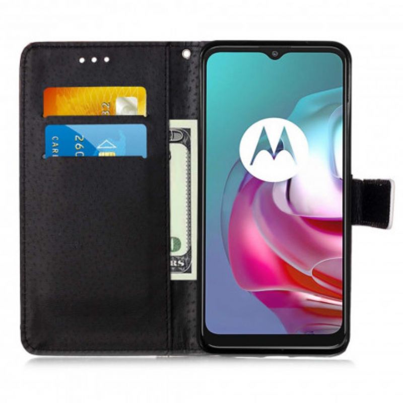 Lederhüllen Moto G30 / G10 Nachttiger