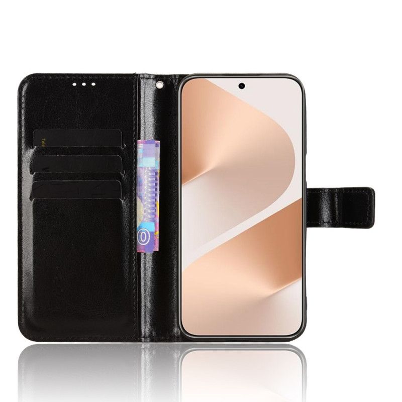 Lederhüllen Für Huawei Pura 80 Glänzendes Kunstleder
