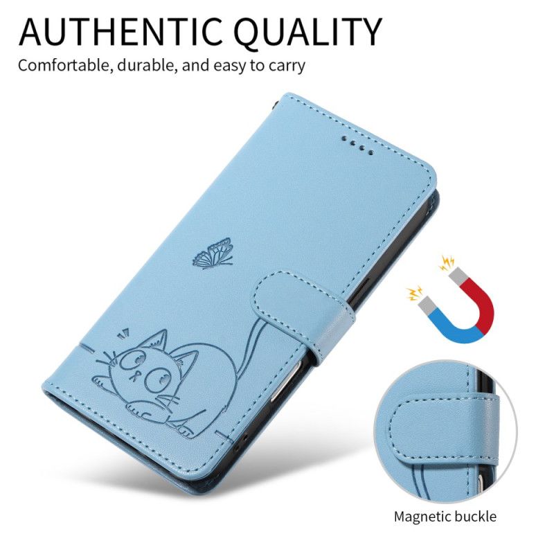 Lederhüllen Huawei Pura 80 Glückskatze