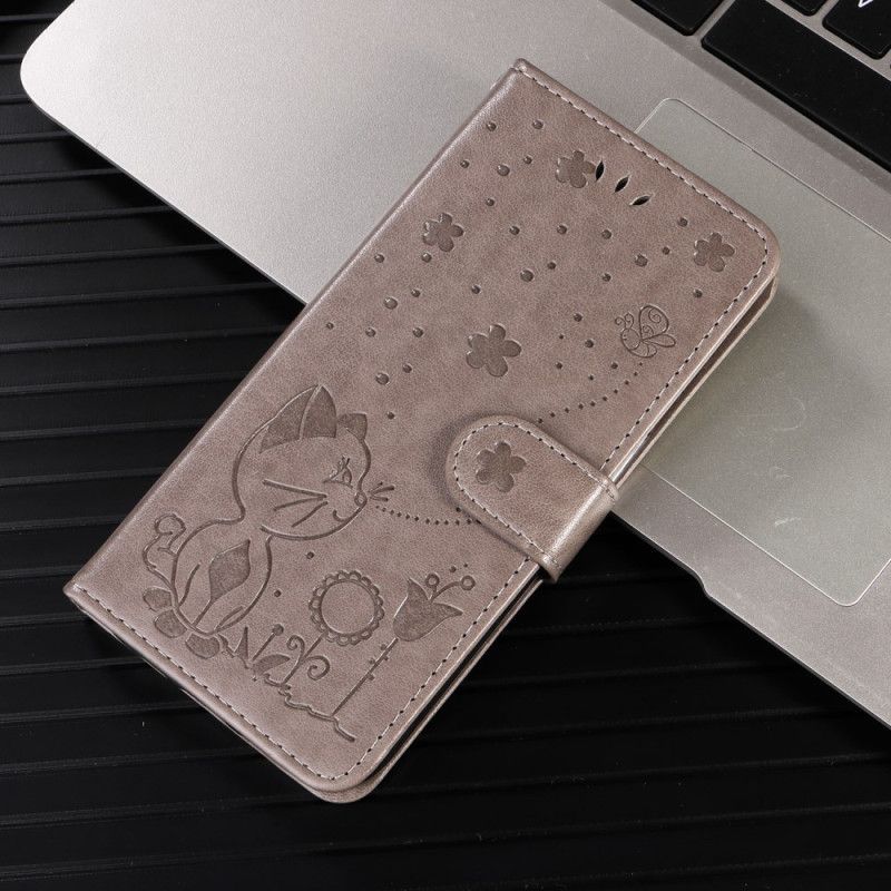Lederhüllen Huawei Pura 80 Katze Und Biene