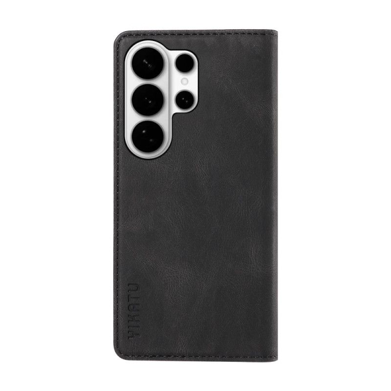 Flip Case Für Samsung Galaxy S26 Ultra Yikatu Wildledereffekt