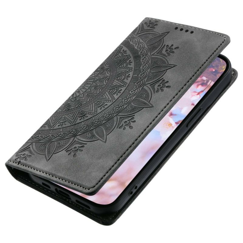 Flip Case Samsung Galaxy S26 Ultra Handyhülle Mandala-wildlederoptik