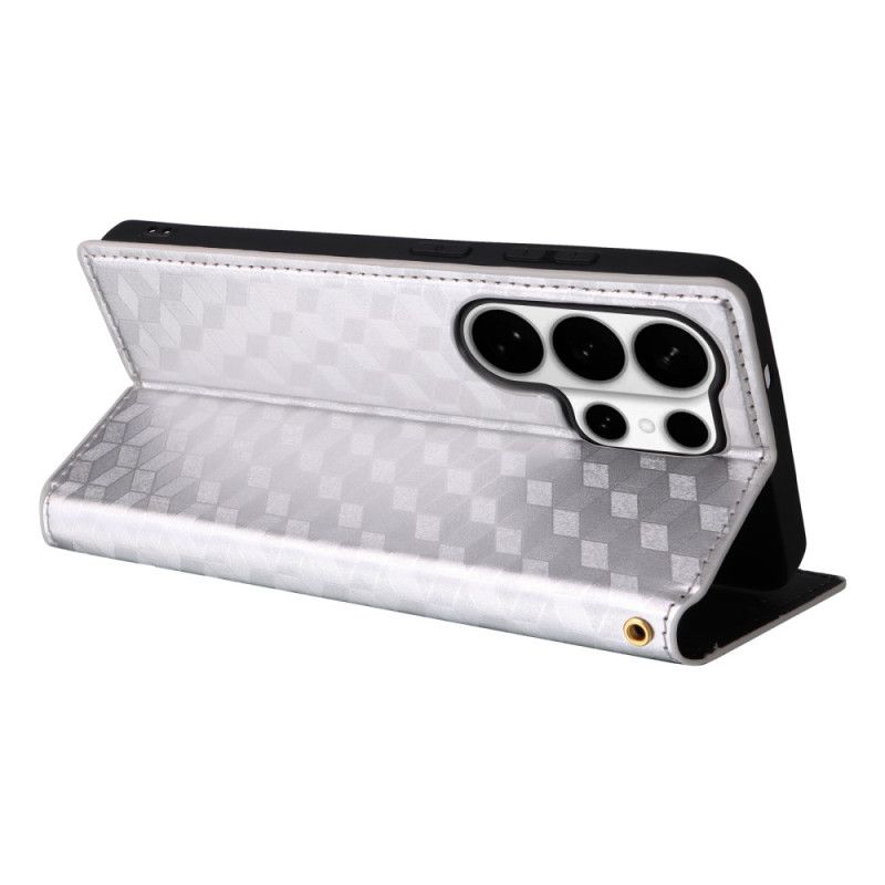 Flip Case Samsung Galaxy S26 Ultra Handyhülle Rautenmuster