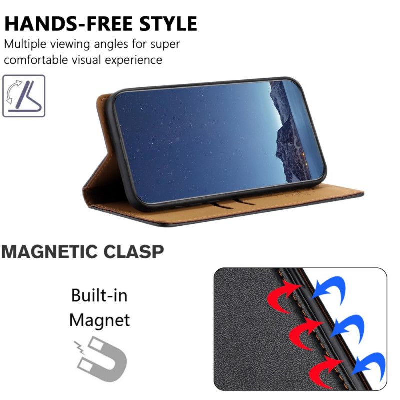 Flip Case Samsung Galaxy S26 Ultra Handyhülle Sichtbare Nähte