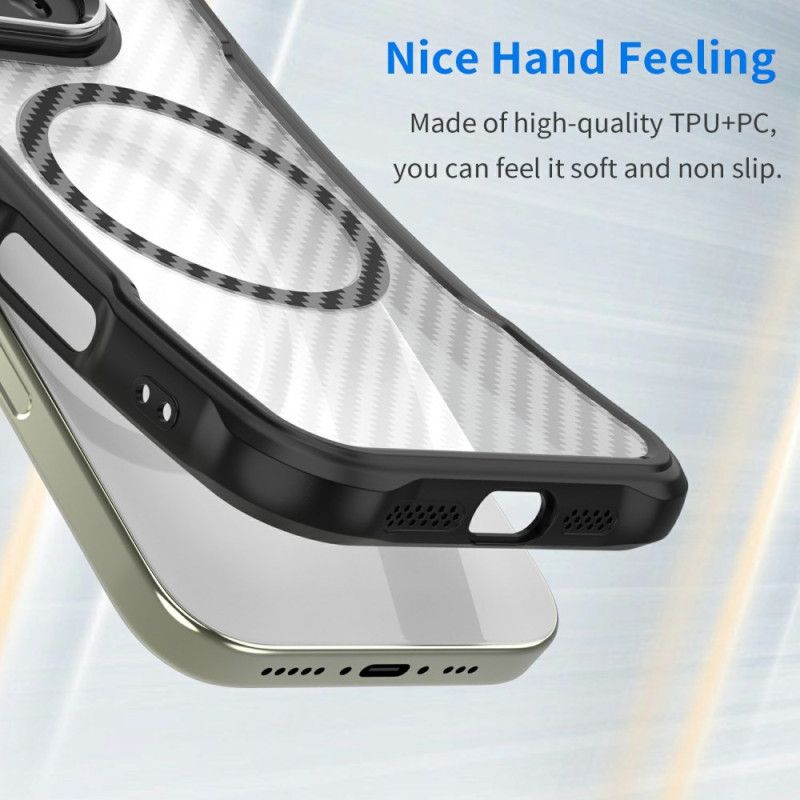Hülle Samsung Galaxy S26 Ultra Magsafe Hybrid-schutz Carbonfaser-textur
