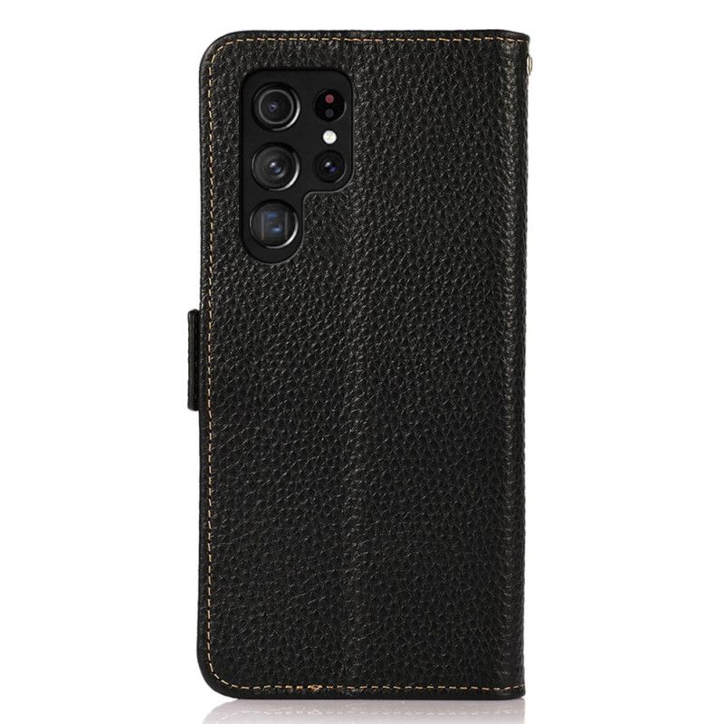 Lederhüllen Für Samsung Galaxy S26 Ultra Khazneh Leder Rfid-schutz