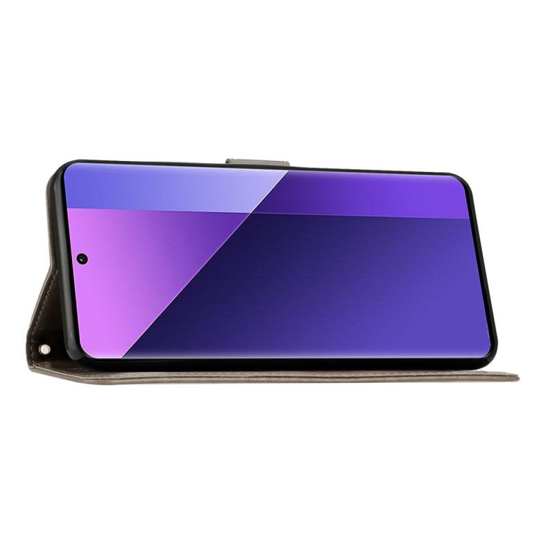 Lederhüllen Für Samsung Galaxy S26 Ultra Schmetterling Und Blumen