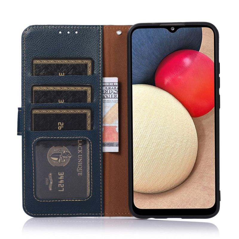 Lederhüllen Für Samsung Galaxy S26 Ultra Zweifarbiger Khazneh Rfid-schutz