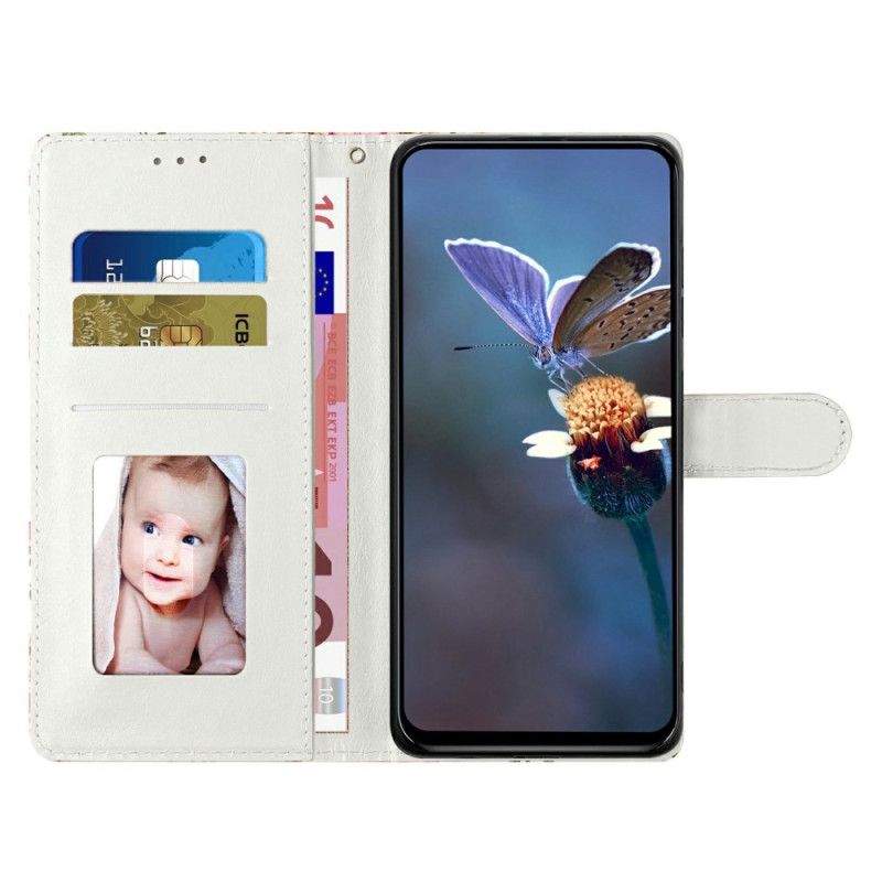 Lederhüllen Samsung Galaxy S26 Ultra Grüner Und Rosa Marmor