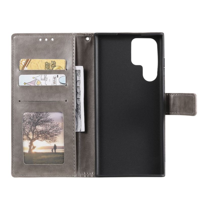 Lederhüllen Samsung Galaxy S26 Ultra Handyhülle Sonnenmandala