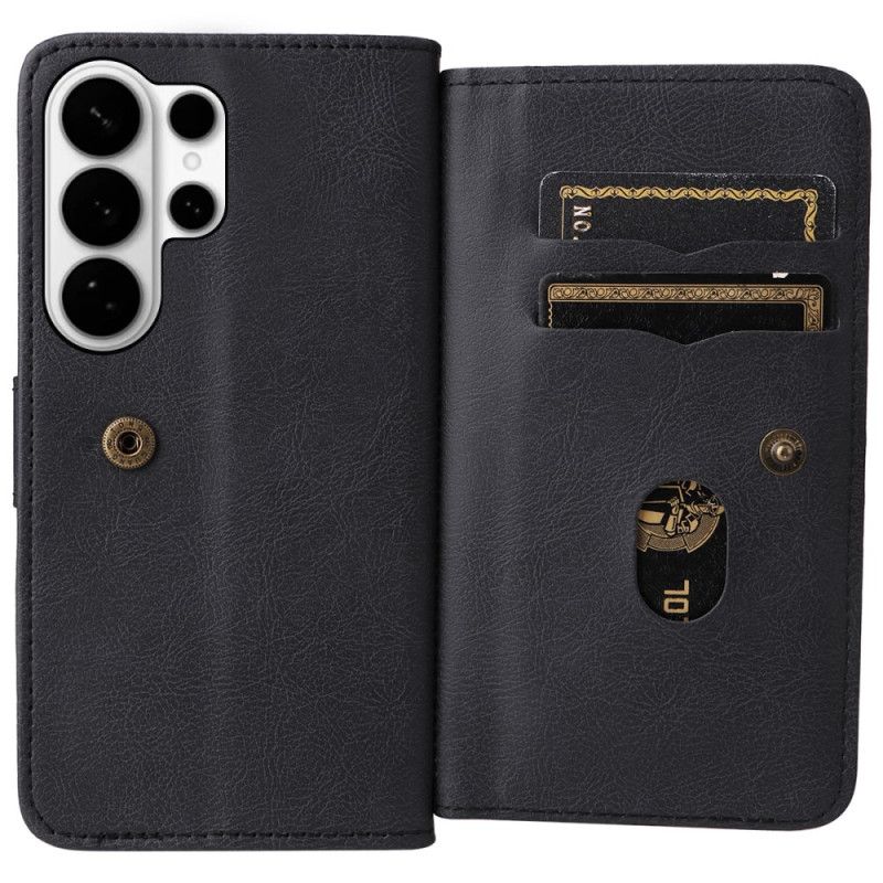 Lederhüllen Samsung Galaxy S26 Ultra Kartenhalter Für 10 Karten