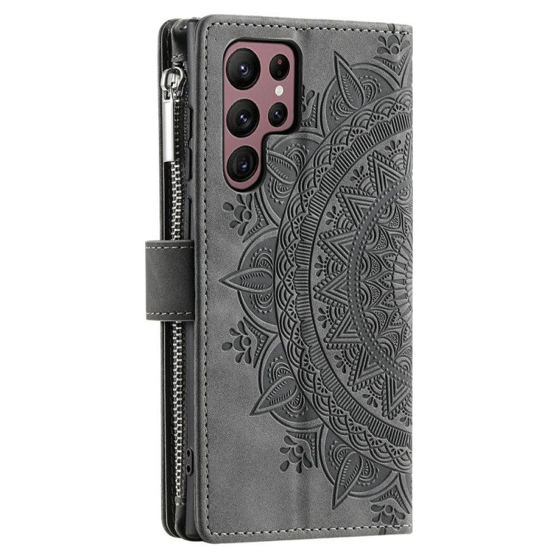 Lederhüllen Samsung Galaxy S26 Ultra Mandala-geldbörse