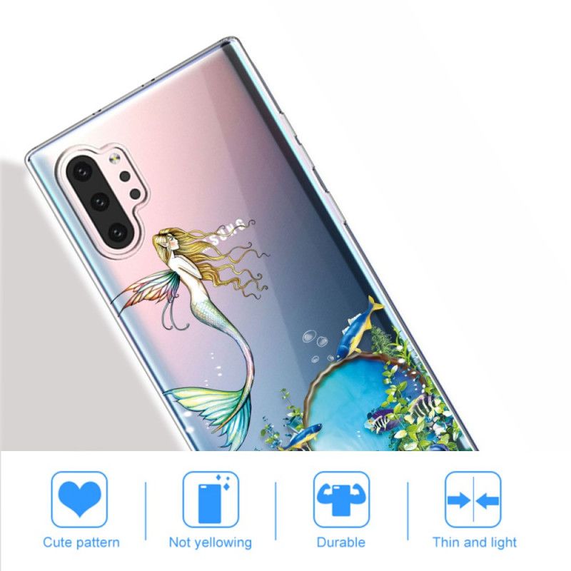 Hülle Für Samsung Galaxy Note 10 Plus Blaue Sirene