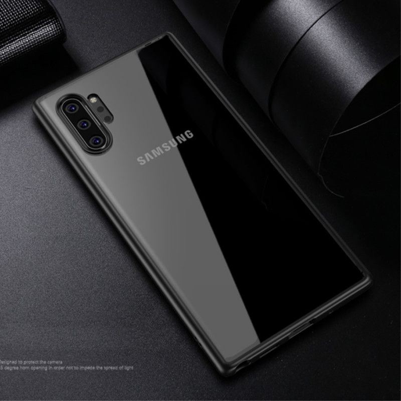 Hülle Samsung Galaxy Note 10 Plus Schwarz Ipaky Hybrid-Serie