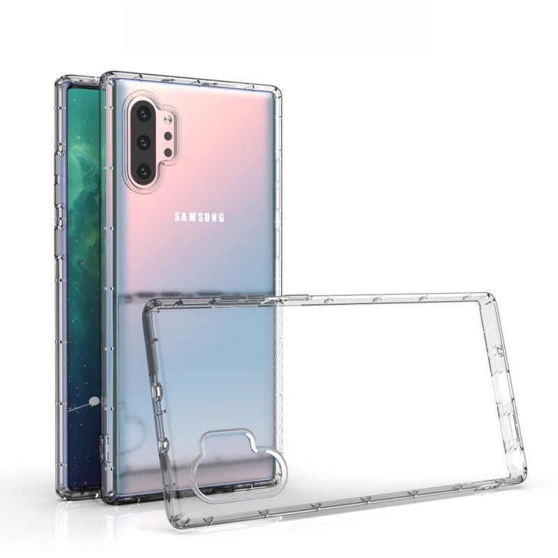 Hülle Samsung Galaxy Note 10 Plus Transparent Verstärkt