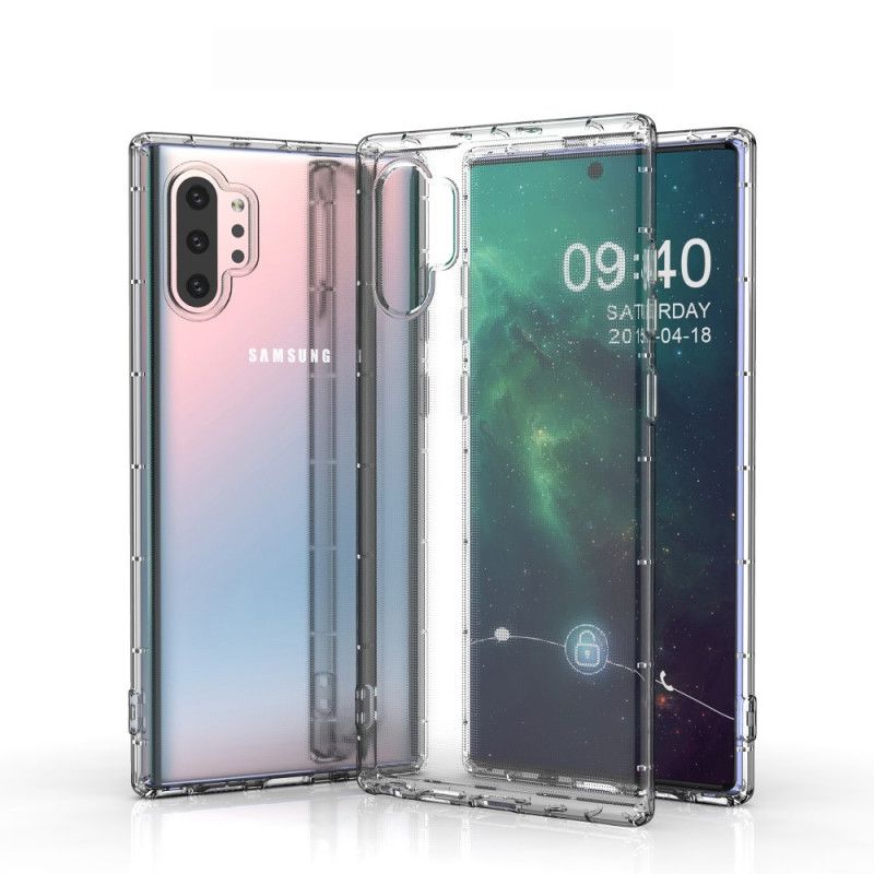 Hülle Samsung Galaxy Note 10 Plus Transparent Verstärkt